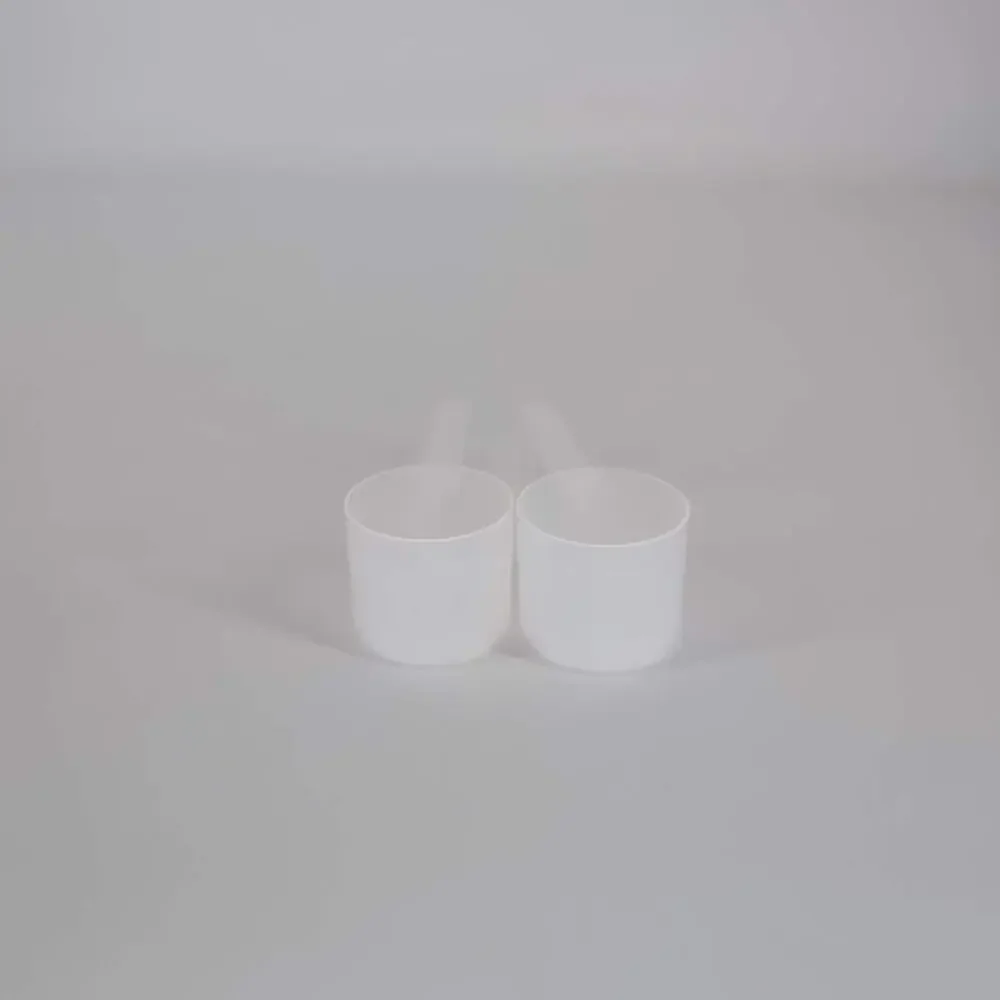 Two National Measures Transluscent Plastic Long Handle Measuring Scoops - 60 CC